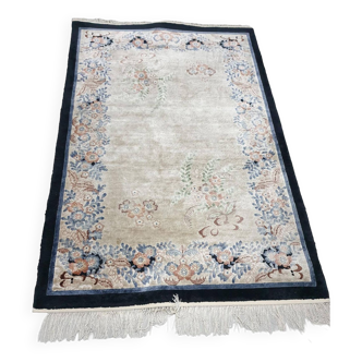 tapis de soie shangai avec certificat