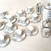 Art Deco coffee service 14 pieces