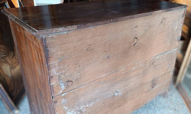 Antique inlaid commode - Italy, 17th century