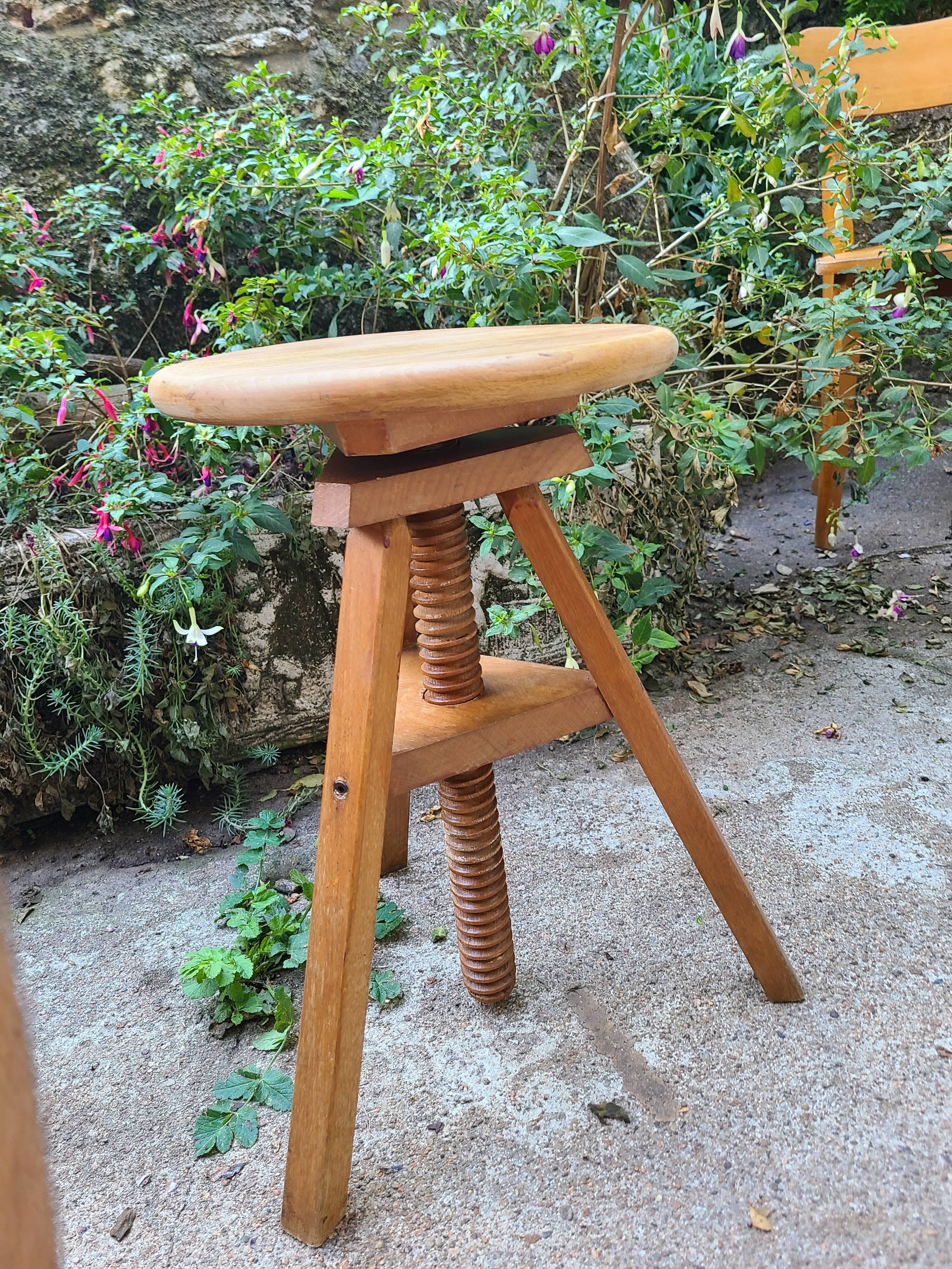 Vintage flat stool