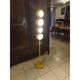 Vintage yellow metal floor lamp
