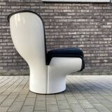 Joe Colombo Elda design armchair, Longhi edition