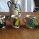 Pitcher and 5 ceramic cups from Toledo 1950/60