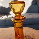Yellow decanter with handle and spout