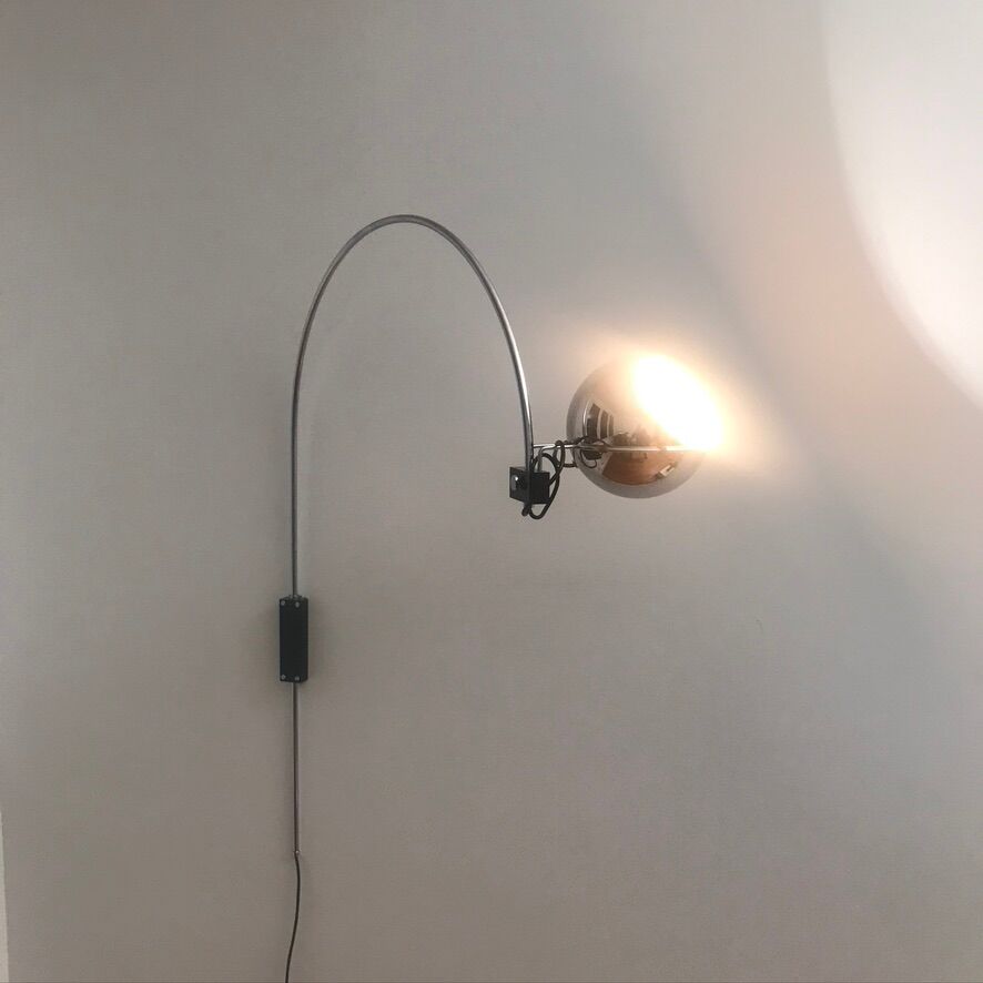 Wall lamp "eyeball" by Goffredo Reggiani