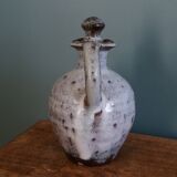 Oil jug in stoneware signed Les poteries de la Vallée Noire