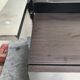 Bureau vintage caisson suspendu