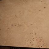 Coffee table or console in wrought iron art deco