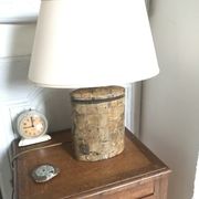 Lampe en pierre vintage