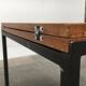 Mid-century minimalist convertible side table model T-Angle by Florence Knoll for Knoll International, 1950s.