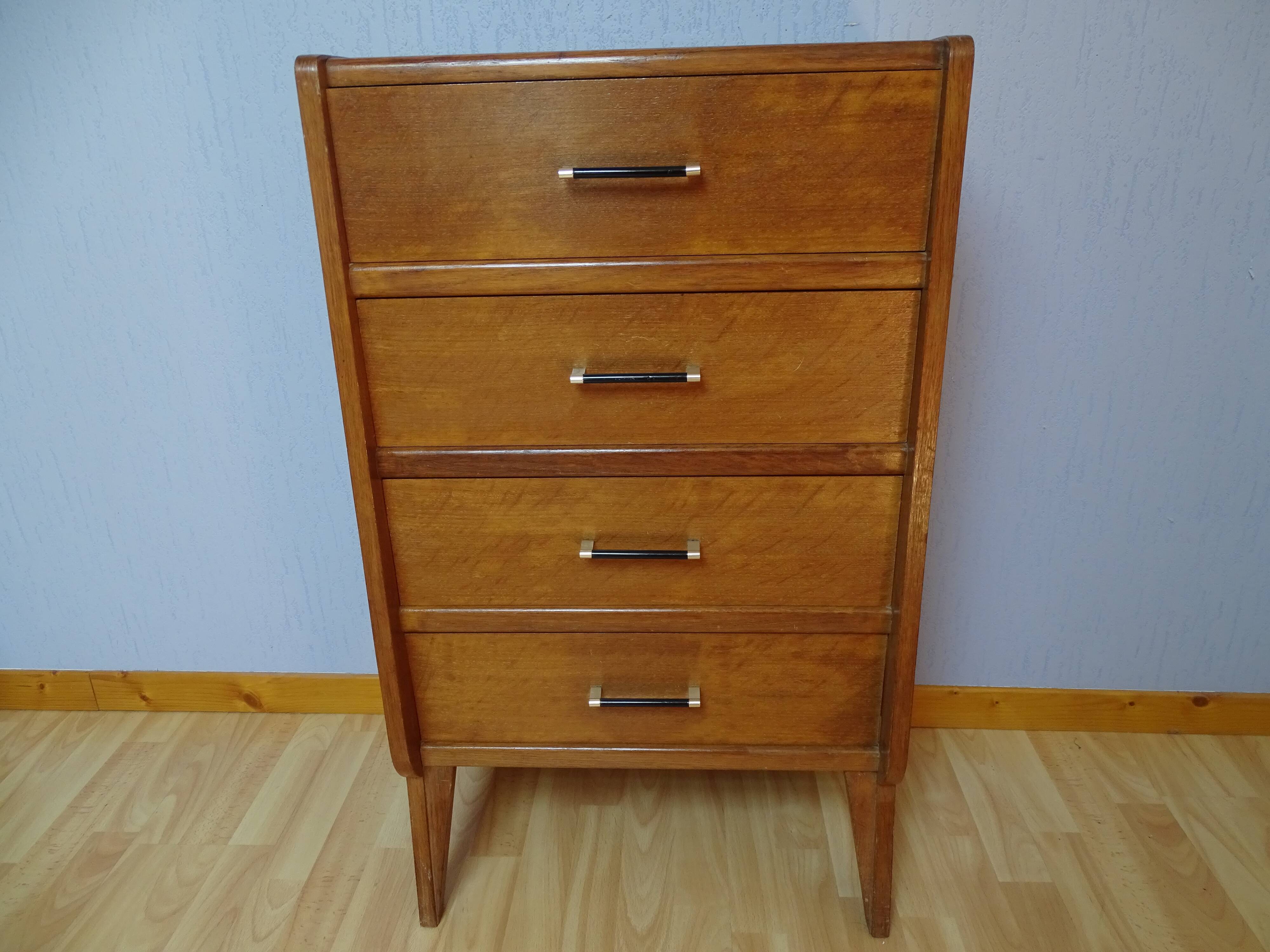 Vintage chest of drawers 4 drawers 50s/60s