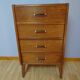 Commode vintage 4 tiroirs années 50/60