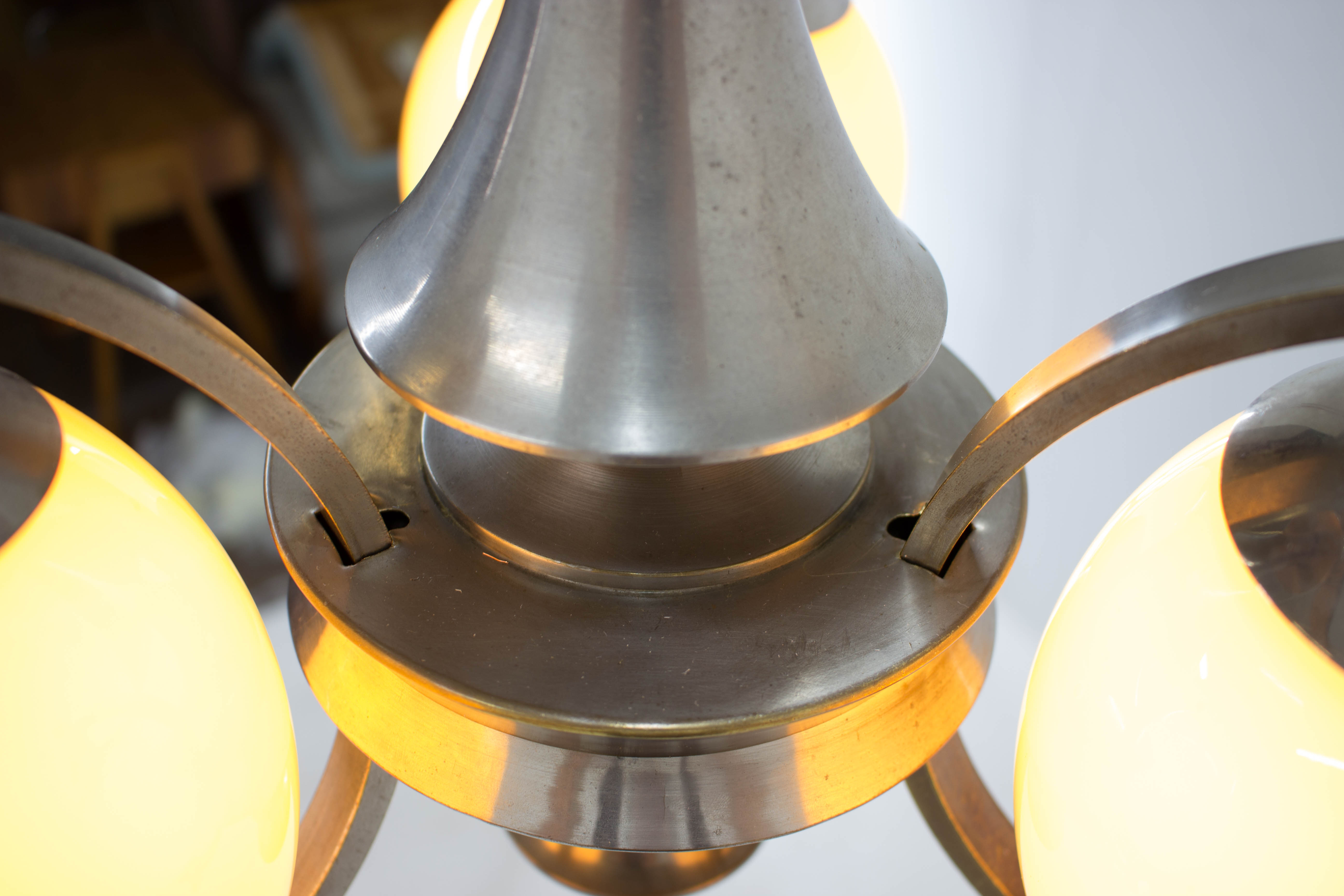 Rare Art Deco Chandelier, 1920s