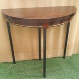 Foldable mahogany table