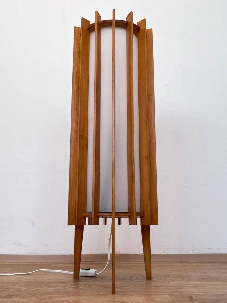 Ib Fabiansen rocket SPACE AGE Floor Lamp by Fog and Mørup - Denmark - 1960s
