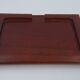 Small card holder tray in hollowed solid mahogany circa 1960 (dlg Noll) C in Paris