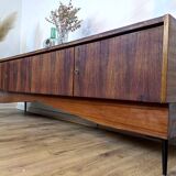 Scandinavian teak and rosewood sideboard