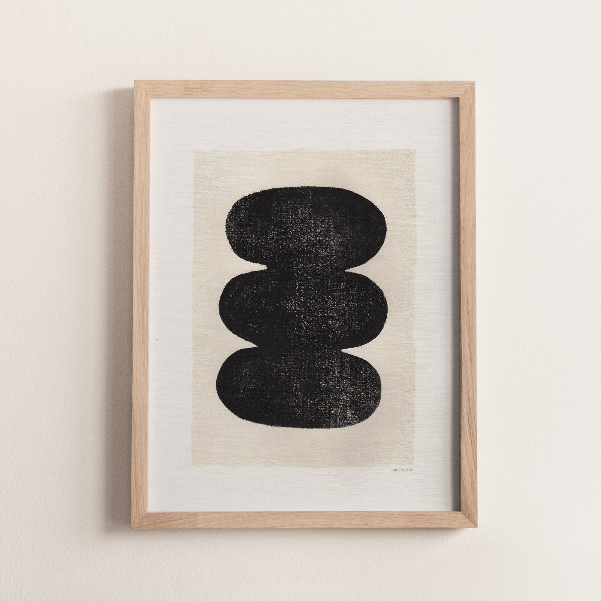 Painting on paper • illustration M518 • signed Eawy