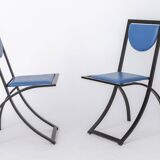 4 Dining Chairs by Karl Friedrich Förster for KFF Germany, 1980s, Set of 4