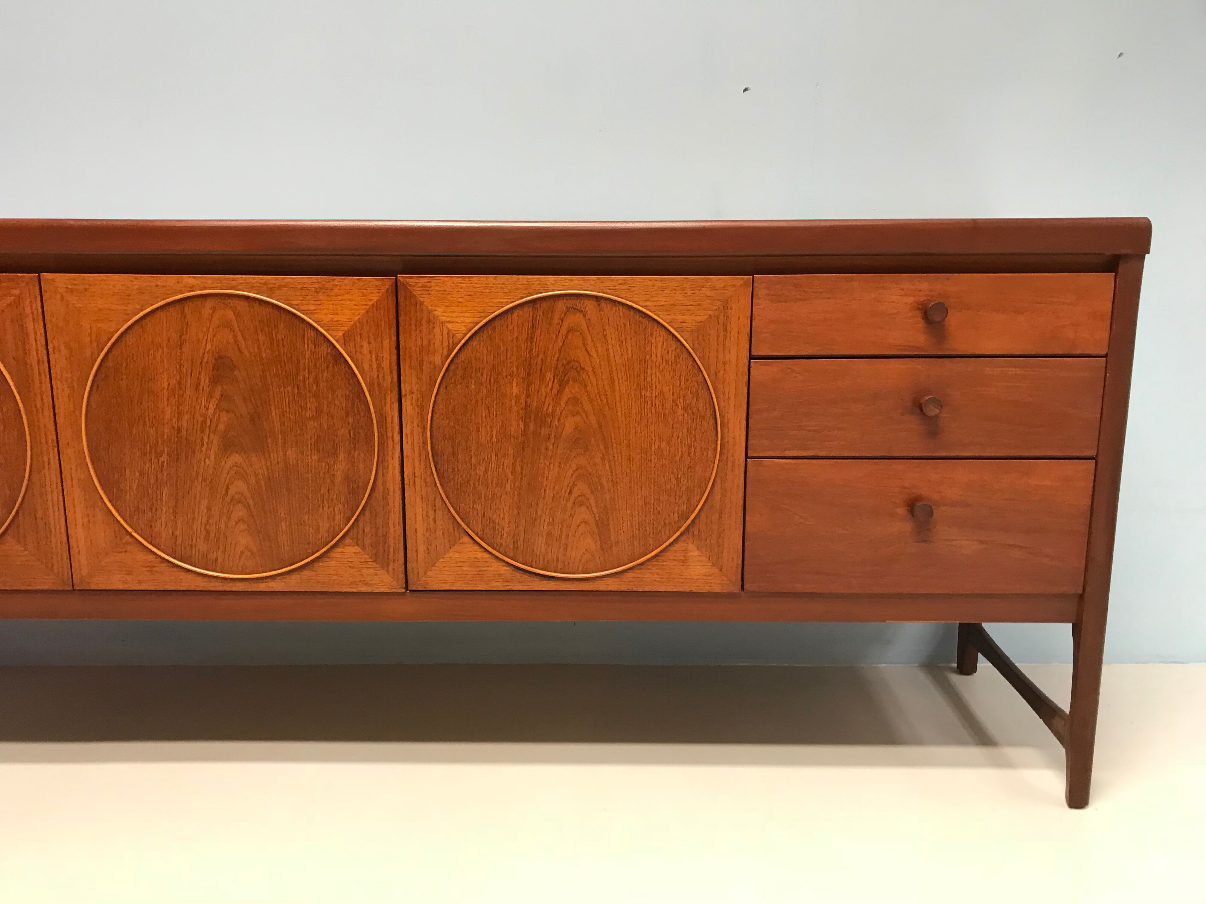 Vintage Nathan Circle sideboard
