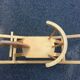 Wooden rocking horse. 1970s