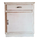 Buffet - bahut blanc ancien blanc patiné