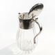 Art Deco wine jug, glass, Germany, 1920s