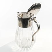 Art Deco wine jug, glass, Germany, 1920s
