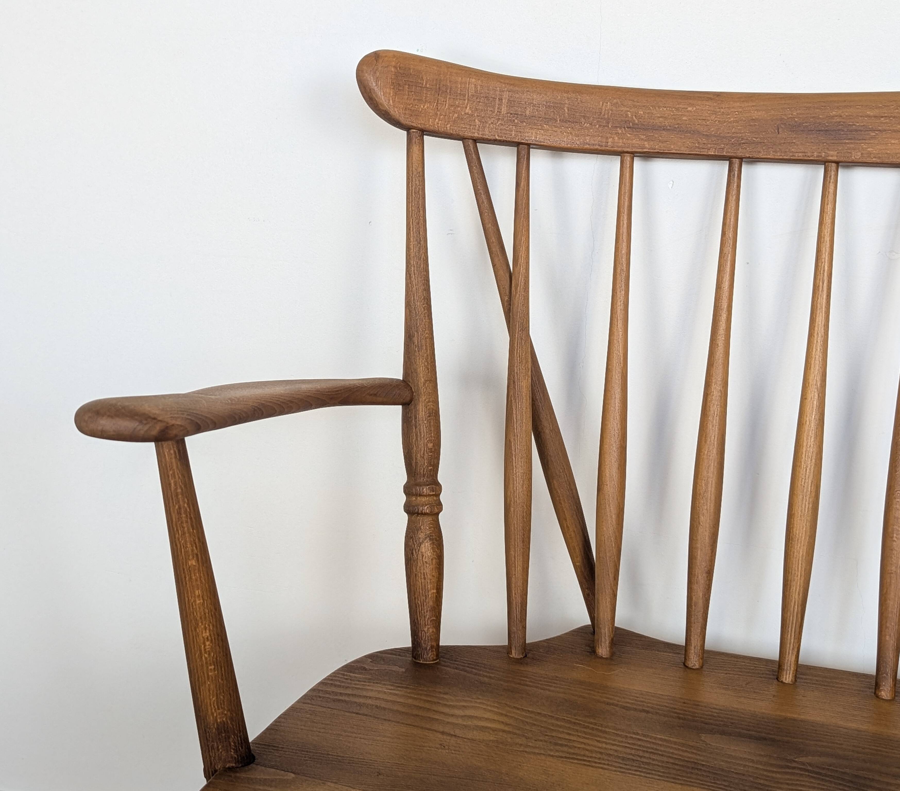 Bench, vintage bench in solid wood