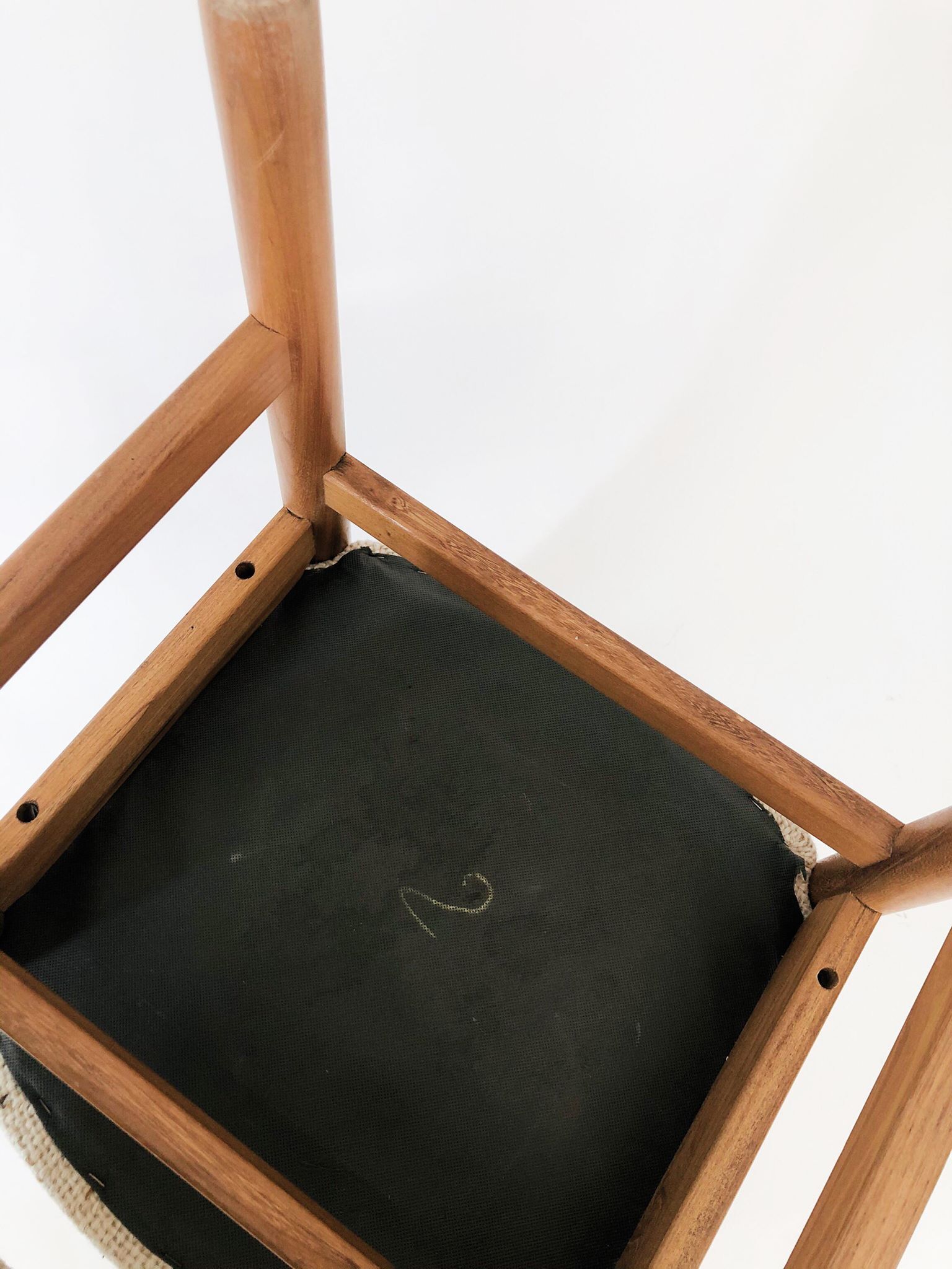 Paire chaises scandinaves en teck