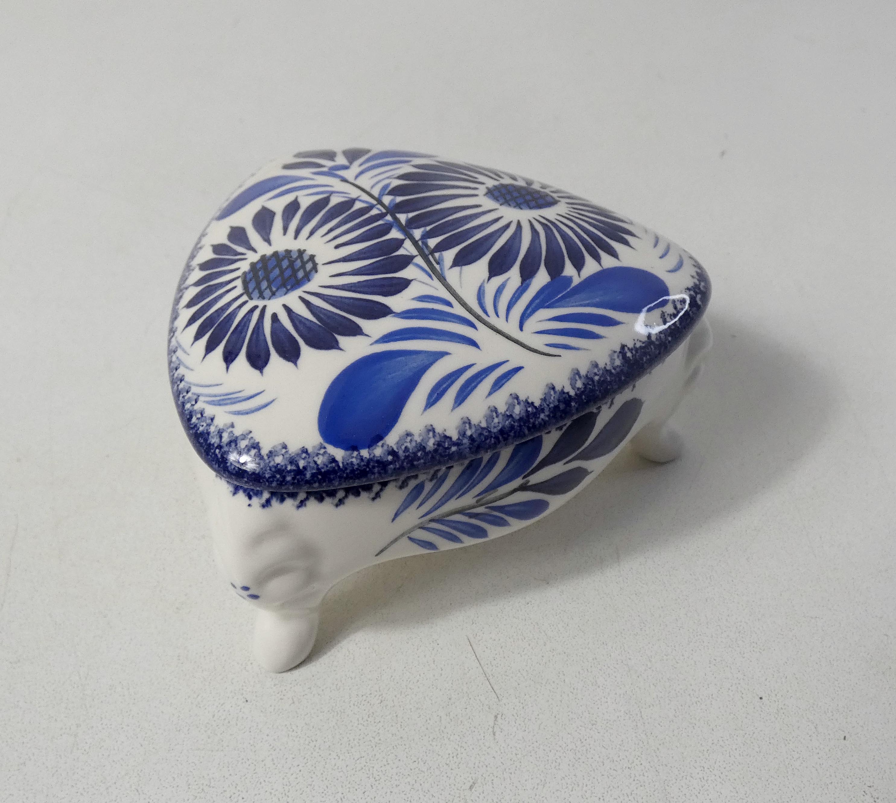 Quimper signed FAB faience box
