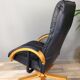 Danish design swivel and reclining relaxed chair by Jorgen Kastholm for Unico