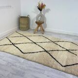 Handmade Moroccan Berber carpet 240 x 143 CM
