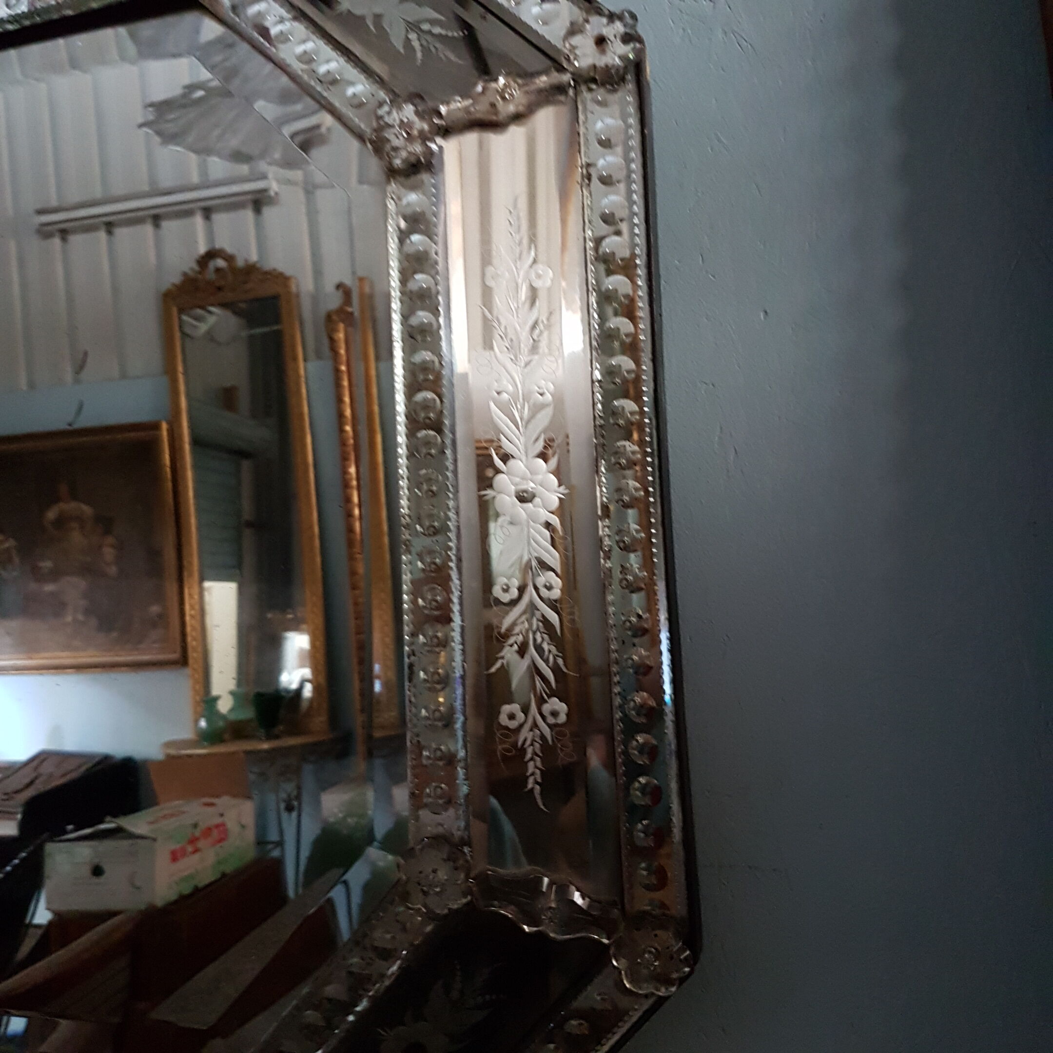 Venitian mirror - 118x72cm