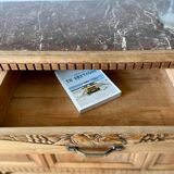 Art Deco sideboard in solid walnut