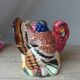 Gravy bowl, turkey shaped gravy boat, table serving dish, thanksgiving christmas turkey