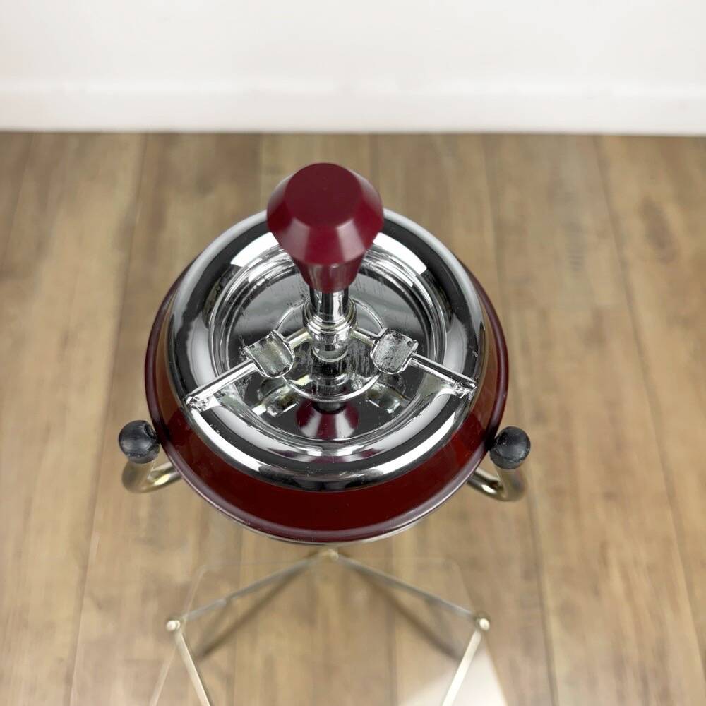 Cendrier sur pied graphique, milieu XXème