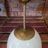 Glass And Metal Functionalist Suspended Ceiling Lights By Miloslav Prokop