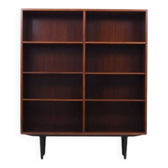 Mahogany bookcase, Danish design, 1970s, production: Omann Jun