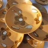 Set 12 hollow plates D20.5 Nadège 1970 Sarreguemines