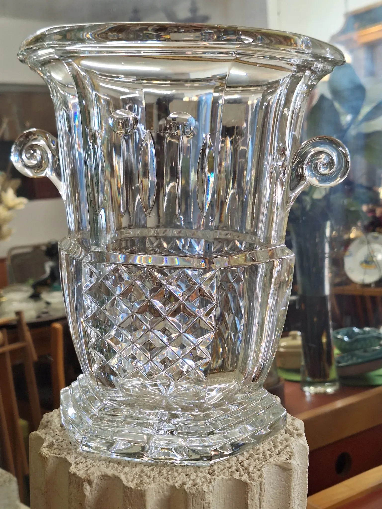 Crystal champagne bucket
