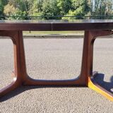 Vintage Baumann Scandinavian oval table - 1960s