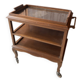 Mahogany serving trolley