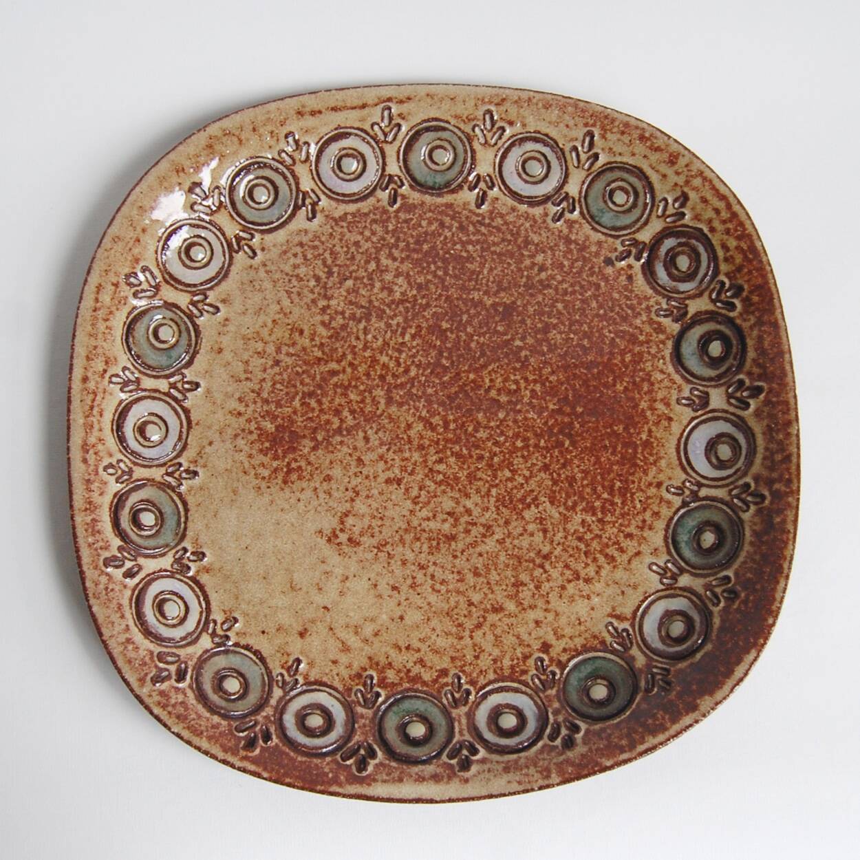 Vintage decorative dish - Dour - Marie-Henriette Bataille