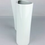 White vase Sarian porcelain Limoges Ramdam