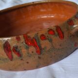 Vintage signed ceramic large plate