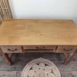 Solid oak desk
