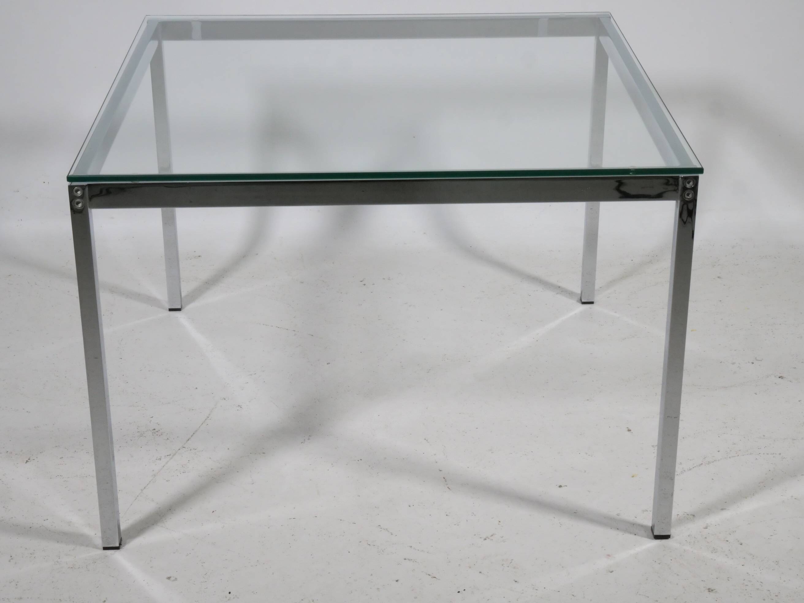 1960s Mid-Century  Coffee Table Chrome and Glass