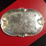 Silver metal tray