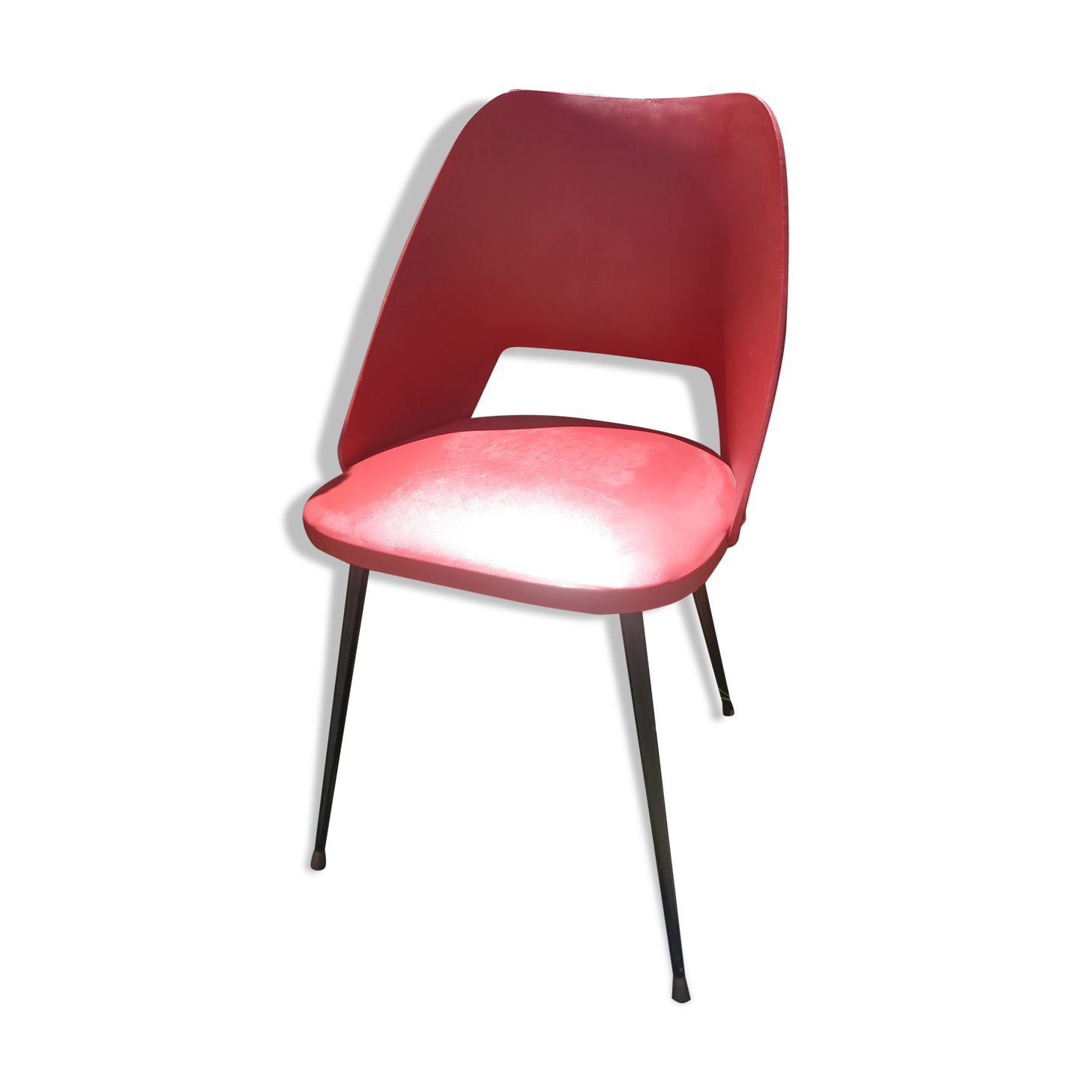 Vintage cocktail barrel-shaped chair